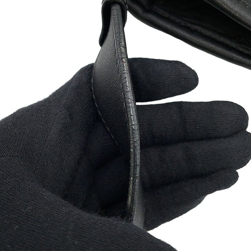 プラダ ショルダーバッグ ロゴ メッセンジャーバッグ レザー VA0959 PRADA 黒