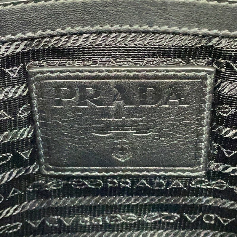 プラダ ショルダーバッグ ロゴ メッセンジャーバッグ レザー VA0959 PRADA 黒