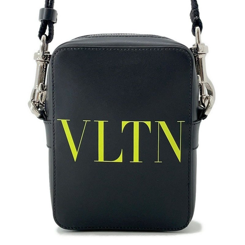 ヴァレンティノ・ガラヴァーニ ショルダーバッグ VLTN ロゴ レザー 2Y2B0943WJW VALENTINO 黒