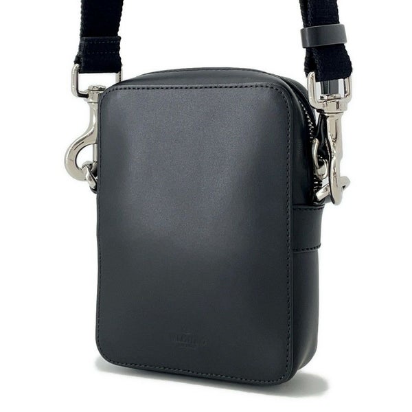 ヴァレンティノ・ガラヴァーニ ショルダーバッグ VLTN ロゴ レザー 2Y2B0943WJW VALENTINO 黒