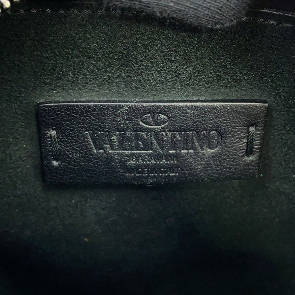 ヴァレンティノ・ガラヴァーニ ショルダーバッグ VLTN ロゴ レザー 2Y2B0943WJW VALENTINO 黒