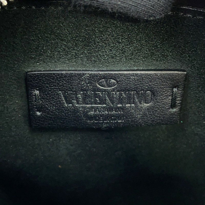 ヴァレンティノ・ガラヴァーニ ショルダーバッグ VLTN ロゴ レザー 2Y2B0943WJW VALENTINO 黒