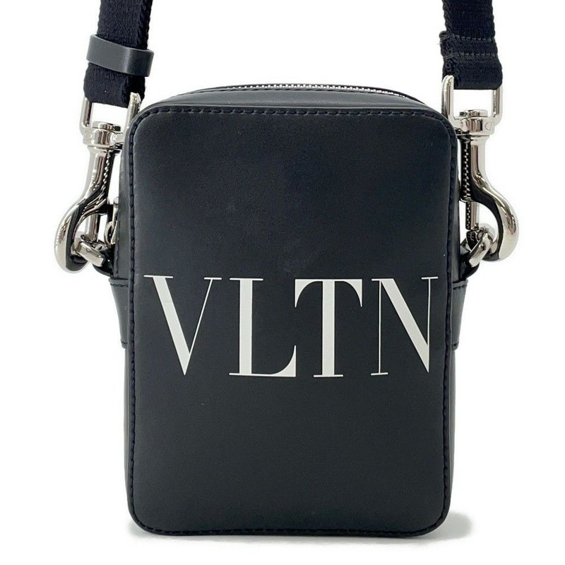 ヴァレンティノ・ガラヴァーニ ショルダーバッグ VLTN ロゴ レザー 2Y2B0943WJW VALENTINO 黒