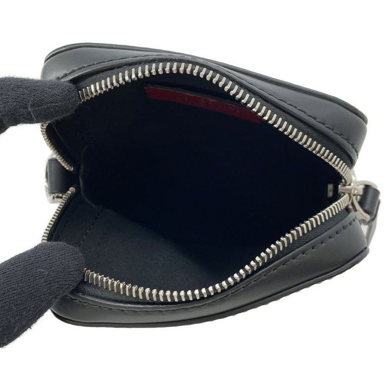 ヴァレンティノ・ガラヴァーニ ショルダーバッグ VLTN ロゴ レザー 2Y2B0943WJW VALENTINO 黒