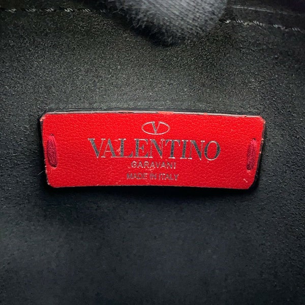 ヴァレンティノ・ガラヴァーニ ショルダーバッグ VLTN ロゴ レザー 2Y2B0943WJW VALENTINO 黒