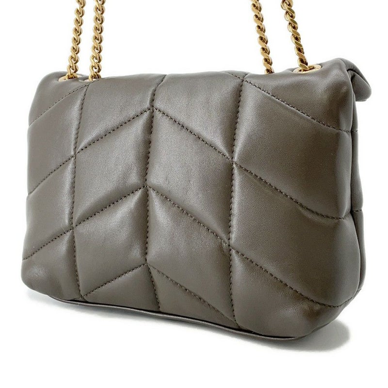 サンローランパリ チェーンショルダー バッグ トイパファー ラムスキン 759337 SAINT LAURENT PARIS