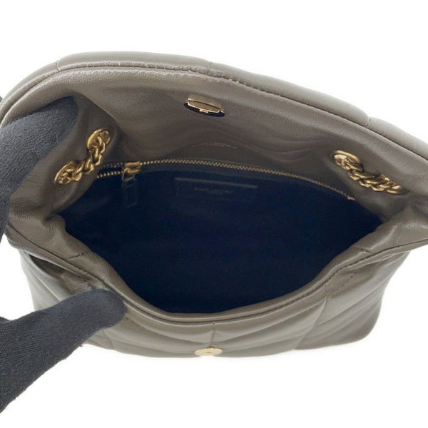 サンローランパリ チェーンショルダー バッグ トイパファー ラムスキン 759337 SAINT LAURENT PARIS