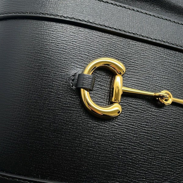 グッチ ショルダーバッグ 1955 ホースビット 602118 GUCCI バケットバッグ 黒