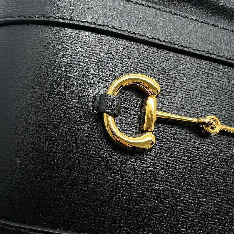 グッチ ショルダーバッグ 1955 ホースビット 602118 GUCCI バケットバッグ 黒
