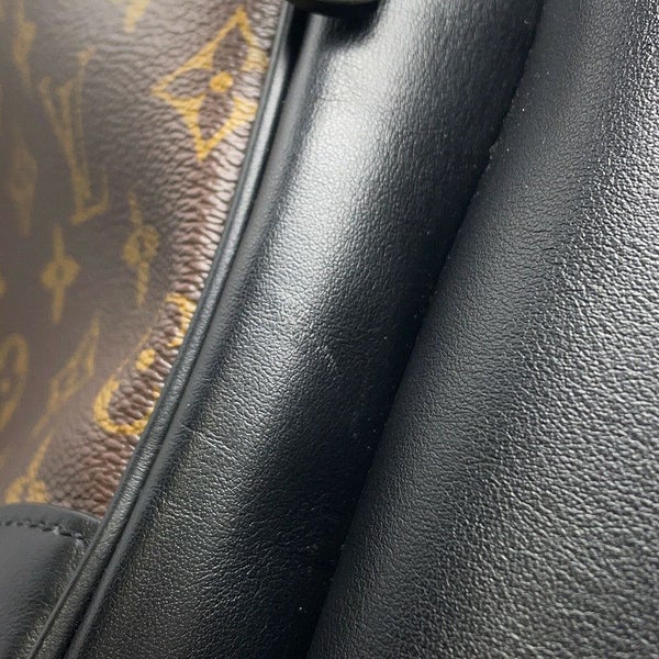 ルイヴィトン リュック モノグラム・マカサー ディーン・バックパック M45335 LOUIS VUITTON 黒 ブラック
