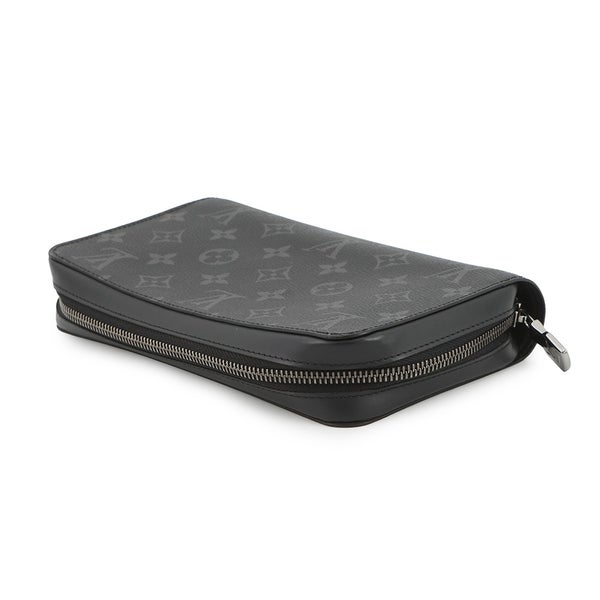 ルイヴィトン 長財布 モノグラム・エクリプス ジッピーXL M61698 LOUIS VUITTON ヴィトン 財布 メンズ 黒 ブラック