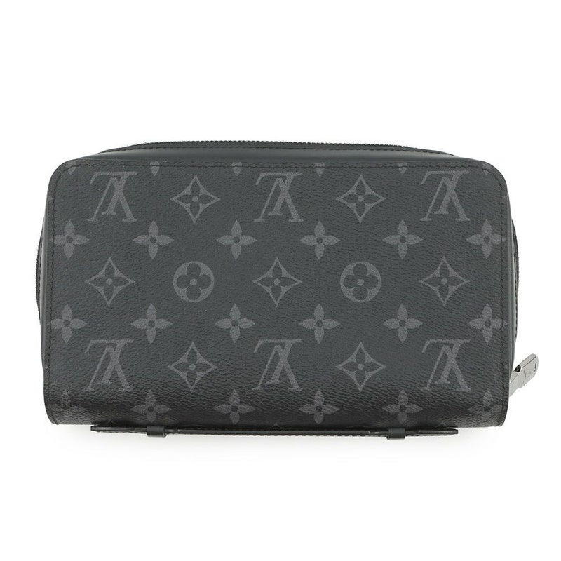 ルイヴィトン 長財布 モノグラム・エクリプス ジッピーXL M61698 LOUIS VUITTON ヴィトン 財布 メンズ 黒 ブラック