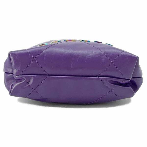 シャネル ハンドバッグ CHANEL 22 ミニ ココマーク シャイニーカーフレザー AS3980 CHANEL 2wayショルダーバッグ