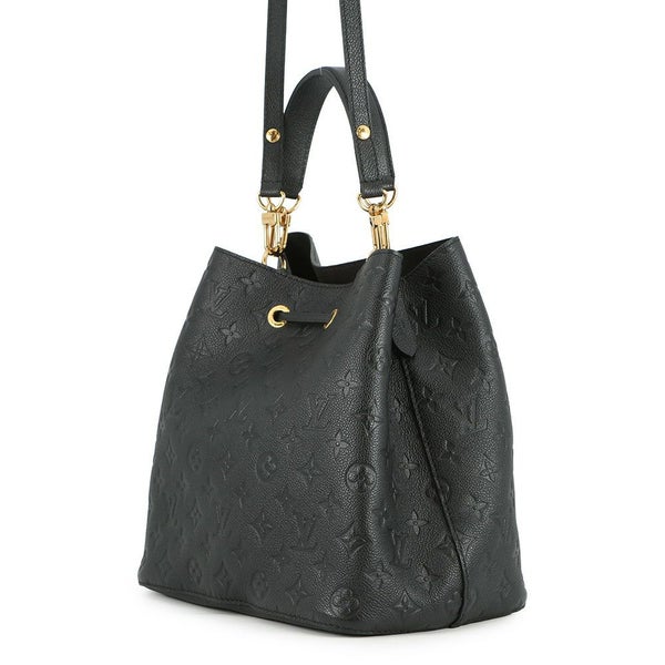 ルイヴィトン ハンドバッグ モノグラム・アンプラント ネオノエMM M45256 2WAYショルダー ブラック 黒