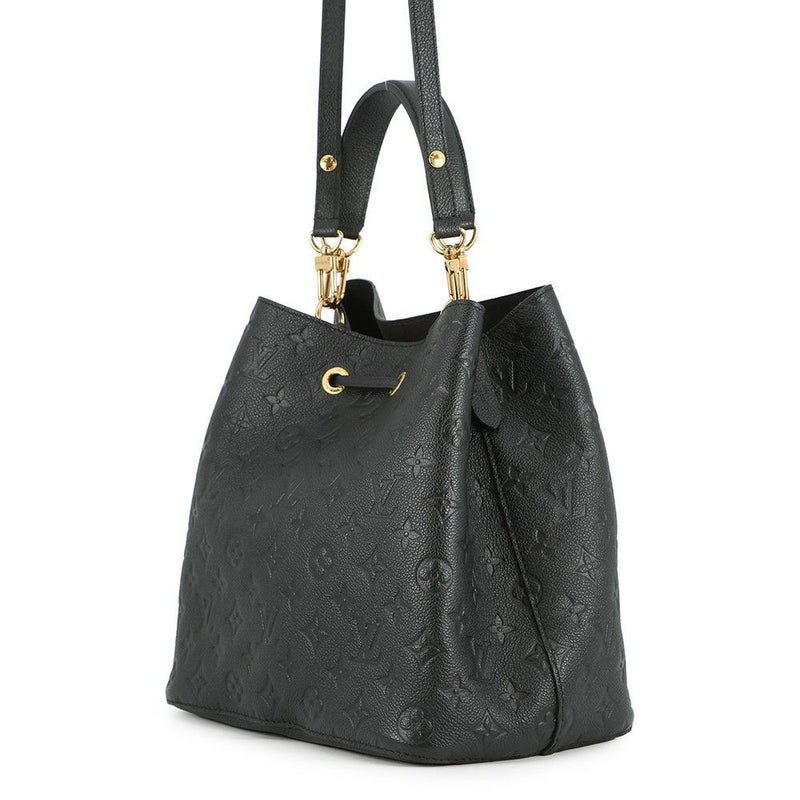 ルイヴィトン ハンドバッグ モノグラム・アンプラント ネオノエMM M45256 2WAYショルダー ブラック 黒