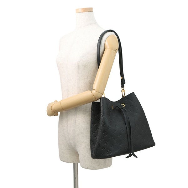 ルイヴィトン ハンドバッグ モノグラム・アンプラント ネオノエMM M45256 2WAYショルダー ブラック 黒