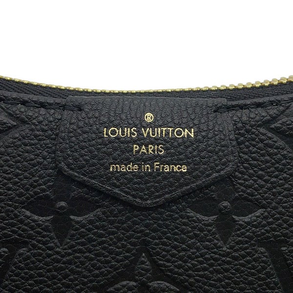 ルイヴィトン ショルダーバッグ モノグラム・アンプラント イージー・ポーチ M80349 LOUIS VUITTON 黒 ブラック