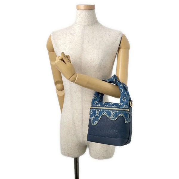 ルイヴィトン ショルダーバッグ モノグラム・デニム LVスクエアード ジャパニーズ・クルーザー M45970 LOUIS VUITTON NIGOコラボ