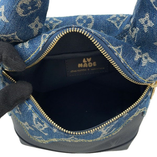 ルイヴィトン ショルダーバッグ モノグラム・デニム LVスクエアード ジャパニーズ・クルーザー M45970 LOUIS VUITTON NIGOコラボ