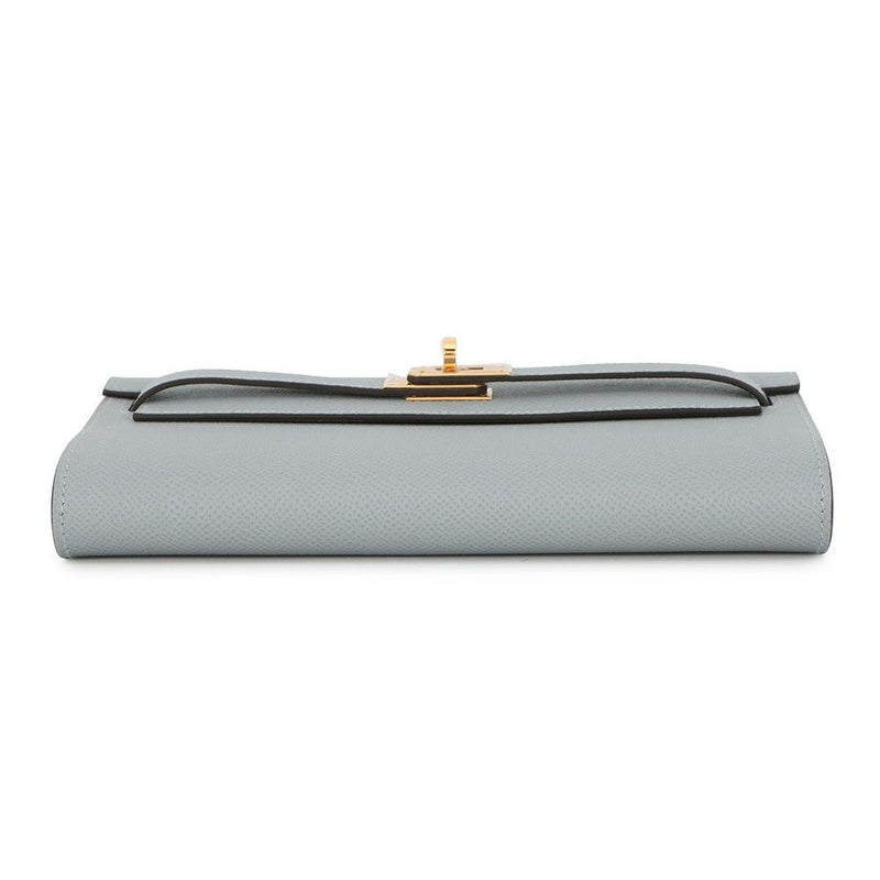 エルメス ケリーウォレット ロング トゥーゴー グリパンタン/ゴールド金具 エプソン K刻印 財布