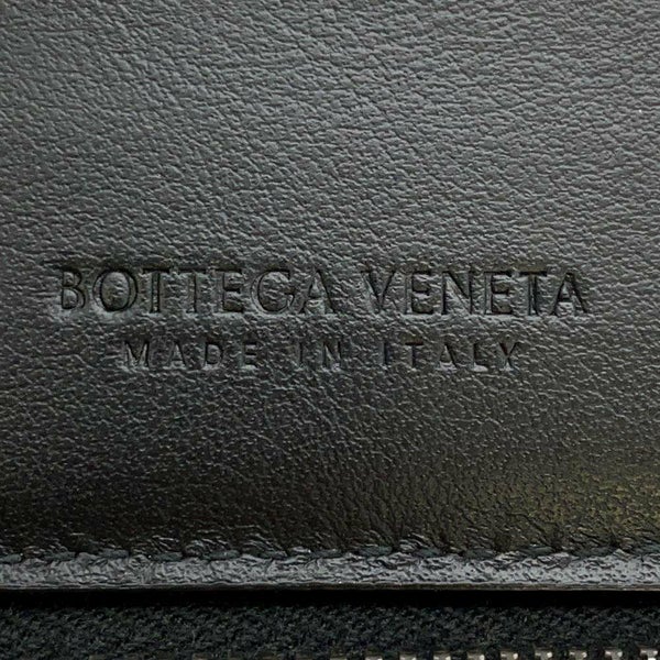 ボッテガヴェネタ 長財布 イントレチャート ジップアラウンドウォレット レザー 708612 BOTTEGA VENETA メンズ 黒