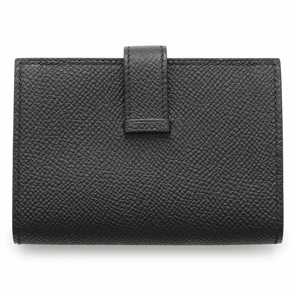 エルメス カードケース ベアン ミニ ブラック/ブラック金具 エプソン Z刻印 HERMES 名刺入れ 黒
