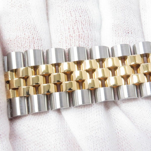 ロレックス デイトジャスト S番 SS/K18YG 116233G ROLEX 腕時計 シャンパン/ハウンドトゥース文字盤 10Pダイヤ