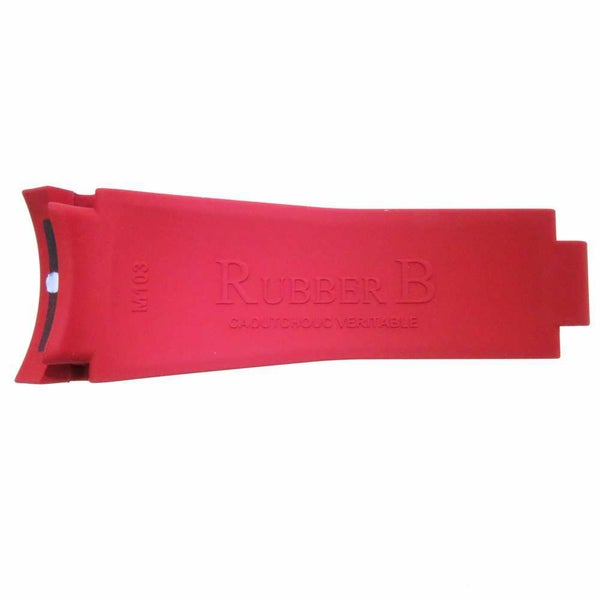 ラバービー ロレックス専用 替えベルト M103 RUBBER B バンド レッド