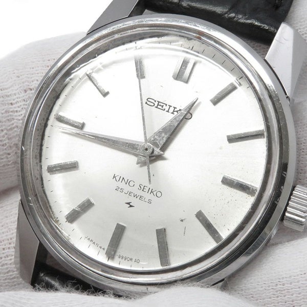 セイコー キングセイコー 44-9990 SEIKO 腕時計 シルバー文字盤
