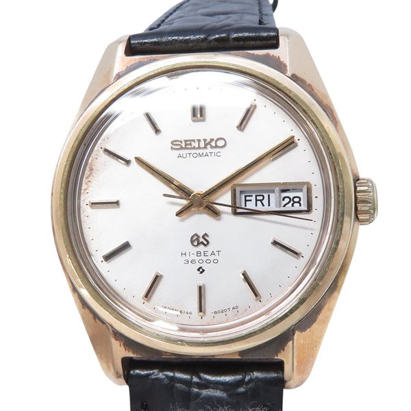 セイコー グランドセイコー ハイビート 3600 6146-8000 SEIKO 腕時計 シルバー文字盤