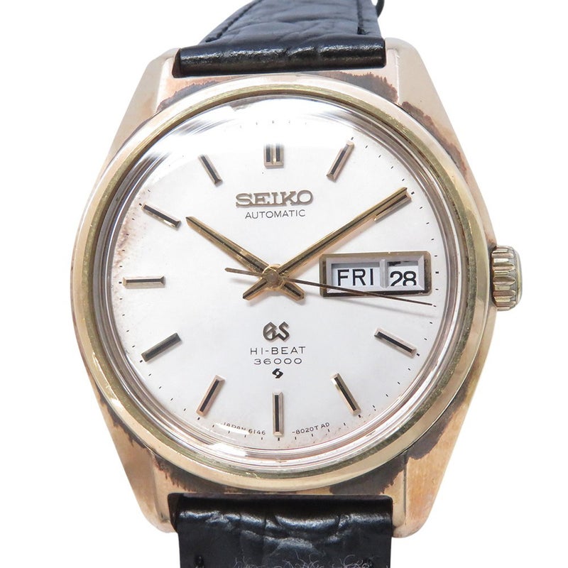 セイコー グランドセイコー ハイビート 3600 6146-8000 SEIKO 腕時計 シルバー文字盤