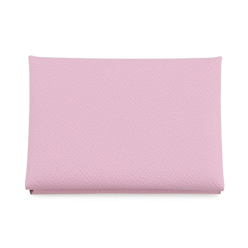 エルメス コインケース カルヴィ デュオ モーヴシルベストル/シルバー金具 エプソン K刻印 HERMES 財布