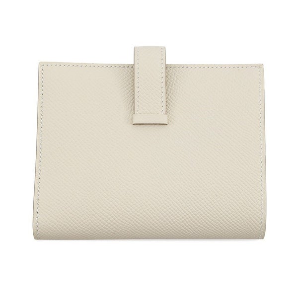 エルメス 二つ折り財布 ベアンコンパクト クレ/ピンクゴールド金具 エプソン W刻印