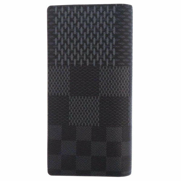 ルイヴィトン 長財布 ダミエ・グラフィット3D ポルトフォイユ・ブラザ NM N60436 LOUIS VUITTON ヴィトン 財布 メンズ ブラック 黒