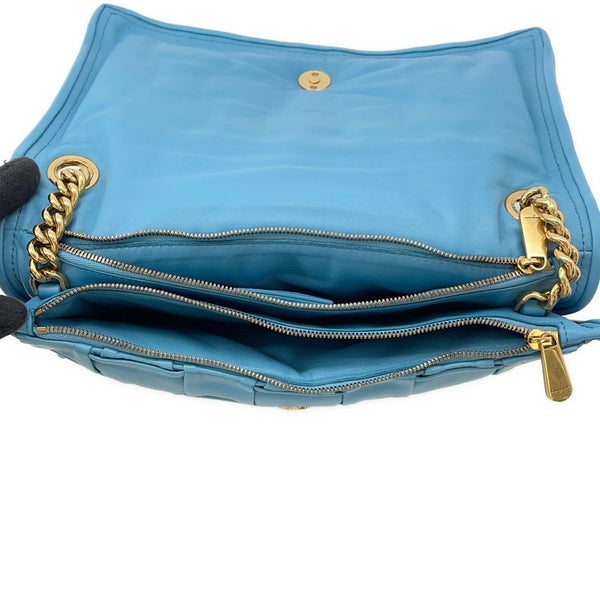 フェラガモ チェーンショルダーバッグ VIVA BOW ヴァラリボン レザー 21I446 Ferragamo