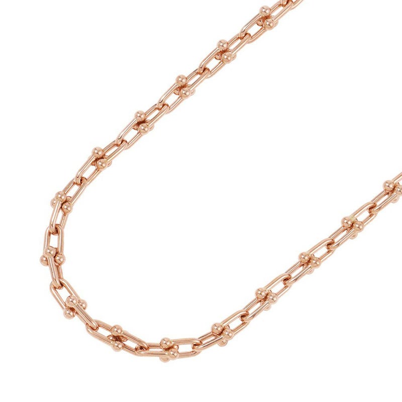 ティファニー ネックレス ハードウェア ミディアム リンク ネックレス K18PGピンクゴールド 70881470 Tiffany&Co. ジュエリー