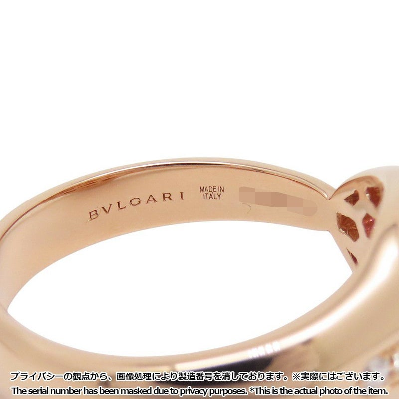 ブルガリ リング セルペンティ ルベライト/ダイヤモンド K18PGピンクゴールド サイズ約19号 BVLGARI 指輪
