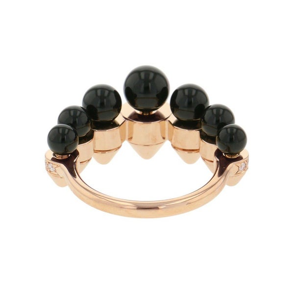 カルティエ リング クラッシュ ドゥ カルティエ リング XLモデル オニキス/ダイヤモンド K18PG サイズ56 N4793900 Cartier 指輪
