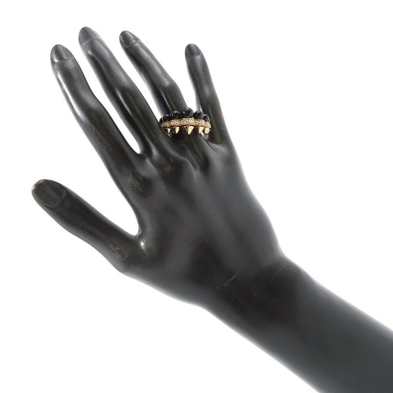 カルティエ リング クラッシュ ドゥ カルティエ リング XLモデル オニキス/ダイヤモンド K18PG サイズ56 N4793900 Cartier 指輪