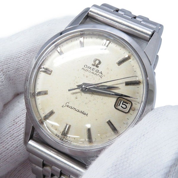 オメガ シーマスター OMEGA 腕時計 シルバー文字盤