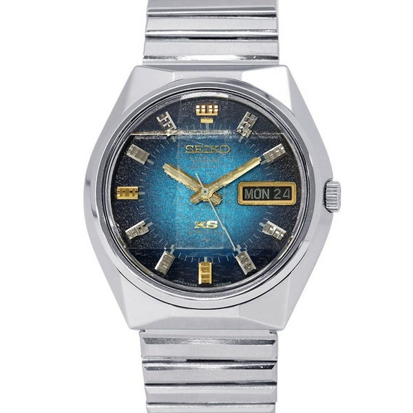 セイコー キングセイコー ヴァナックスペシャル 5246-6070 SEIKO 腕時計 ヴィンテージ ブルー文字盤