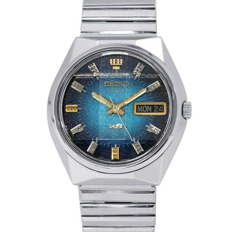 セイコー キングセイコー ヴァナックスペシャル 5246-6070 SEIKO 腕時計 ヴィンテージ ブルー文字盤