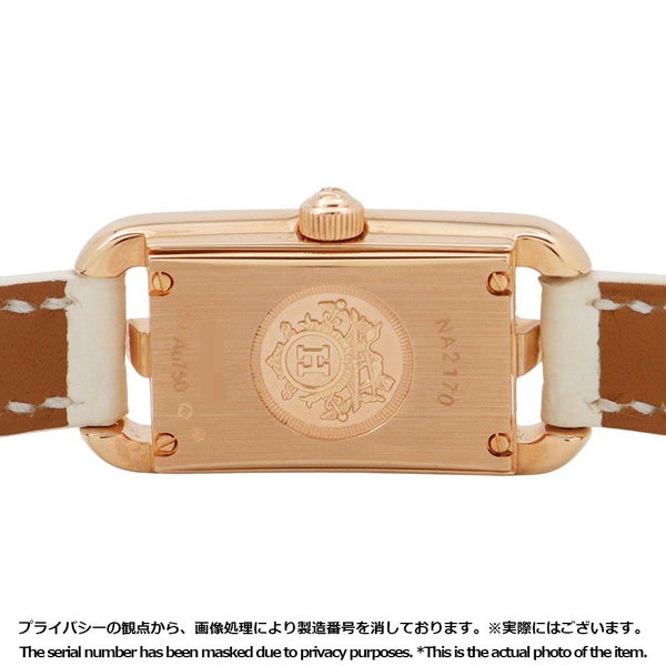 エルメス ナンタケット PM Y刻印 W049575WW00/NA2.170 HERMES 腕時計 ホワイトマザーオブパール文字盤