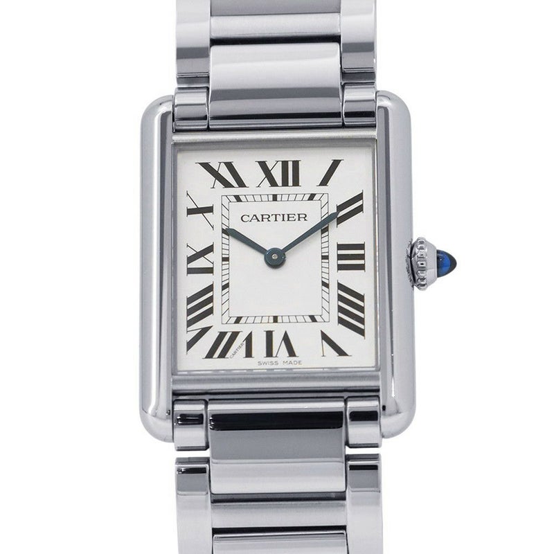 カルティエ タンク マスト LM WSTA0052 Cartier 腕時計 クォーツ シルバー文字盤