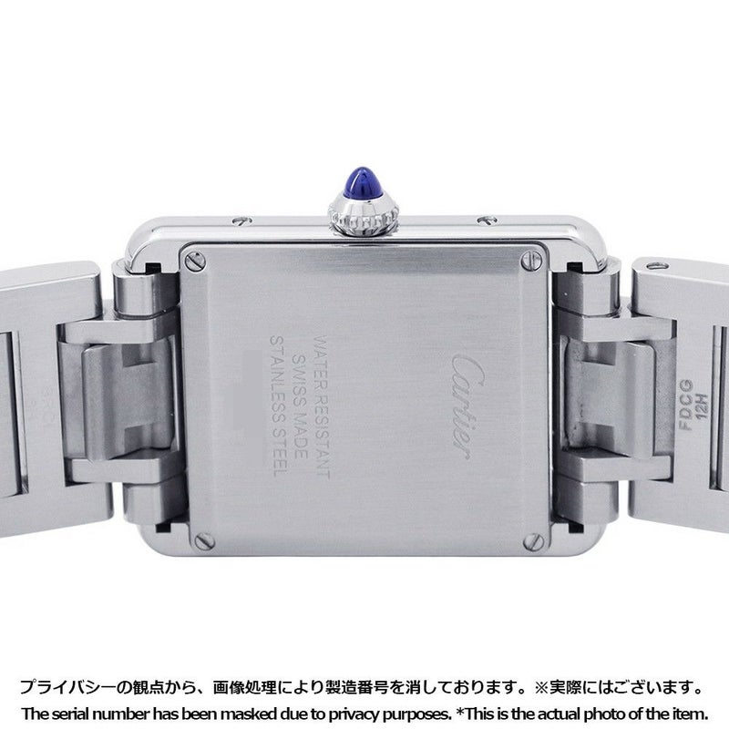 カルティエ タンク マスト LM WSTA0052 Cartier 腕時計 クォーツ シルバー文字盤