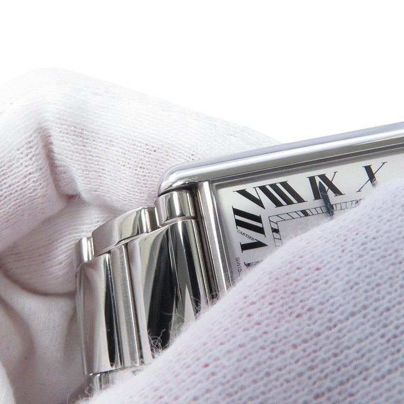 カルティエ タンク マスト LM WSTA0052 Cartier 腕時計 クォーツ シルバー文字盤