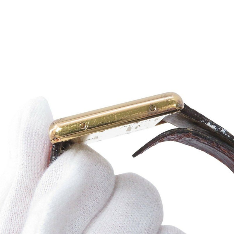 カルティエ マストタンク LM ヴェルメイユ W1013754 Cartier 腕時計 白文字盤 クォーツ