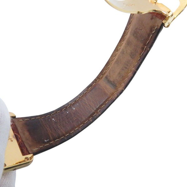 カルティエ マストタンク LM ヴェルメイユ W1013754 Cartier 腕時計 白文字盤 クォーツ