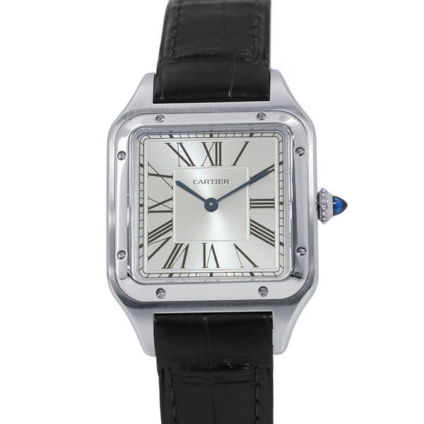 カルティエ サントス デュモン LM WSSA0022 Cartier 腕時計 シルバー文字盤 クォーツ