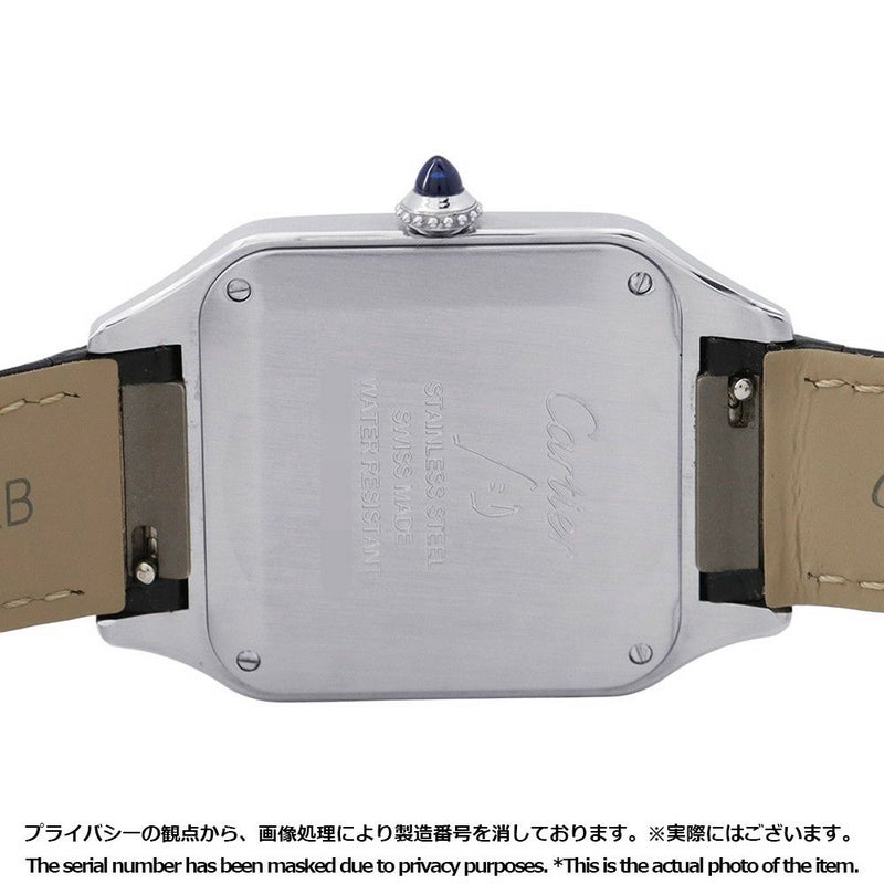 カルティエ サントス デュモン LM WSSA0022 Cartier 腕時計 シルバー文字盤 クォーツ
